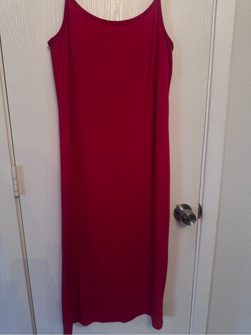 GAP ModernSleeveless Red Maxi Slip Dress - Women's M